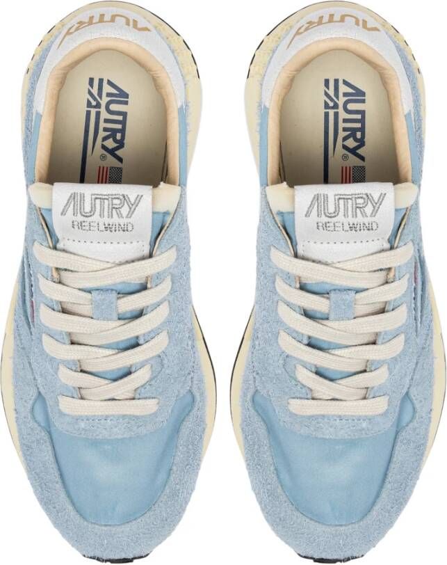 Autry Nylon Crack Schoenen Blue Dames