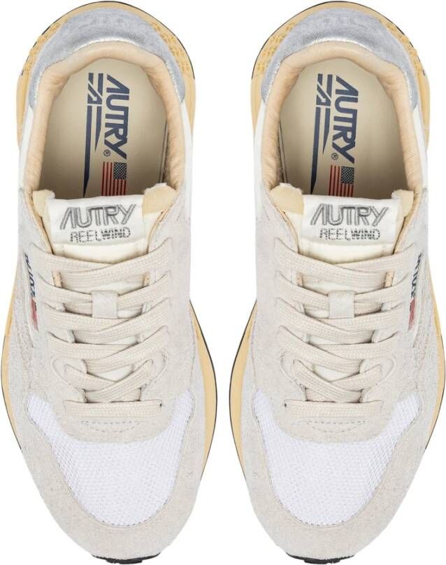 Autry Nylon Schoenen met Rubberen Zool Gray Dames
