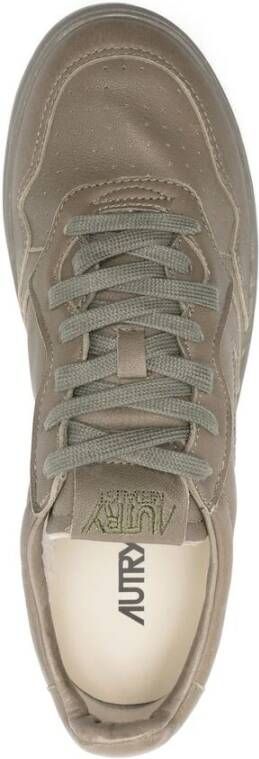 Autry Olijfgroene Vetersneaker Green Heren