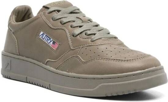 Autry Olijfgroene Vetersneaker Green Heren
