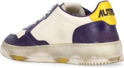 Autry Handgemaakte Vintage Leren Sneakers Multicolor Dames