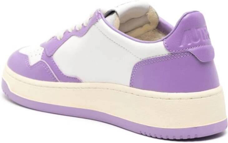 Autry Paarse Sneakers Purple Dames