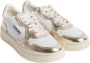 Autry Platinum Witte Leren Lage Sneakers - Thumbnail 2