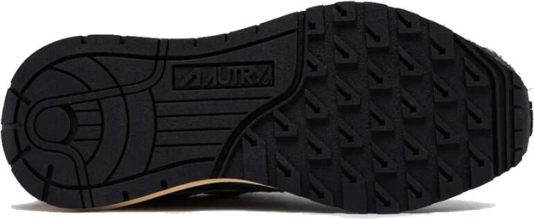 Autry Reelwind Lage Nylon Suède Sneakers Groen