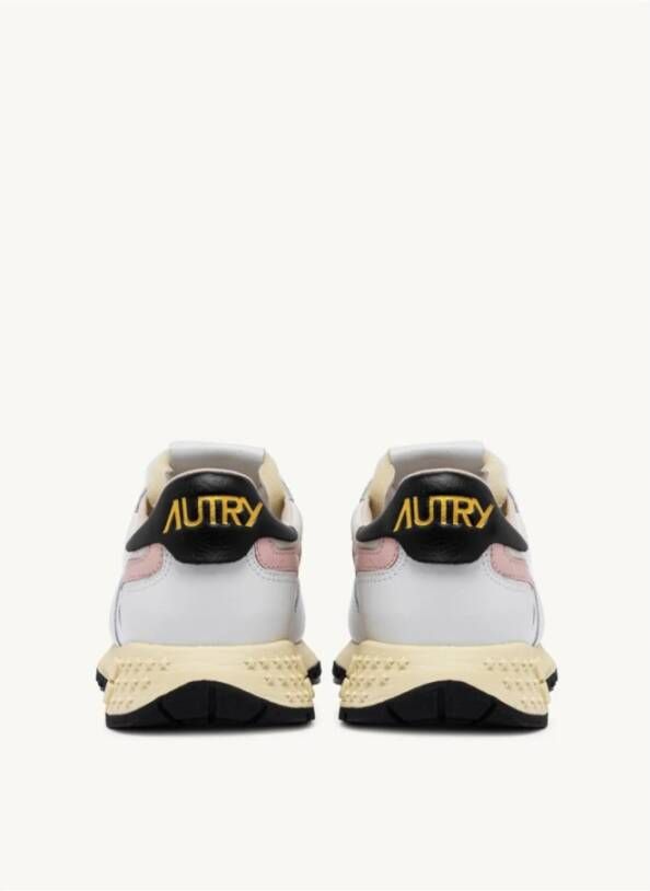 Autry Lage Katoenen Sneakers White Dames