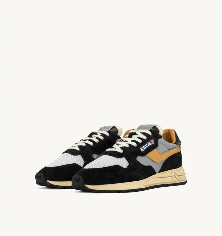 Autry Reelwind Low Suede Nylon Sneakers
