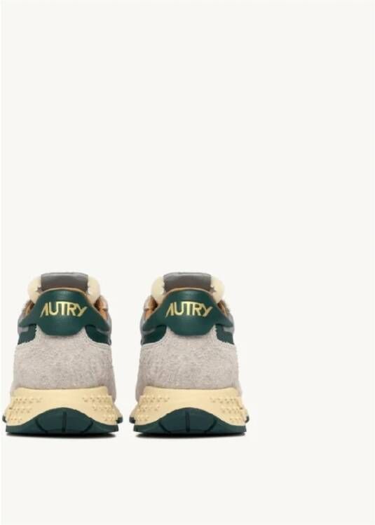 Autry Reflecterende Lage Sneakers in Zilver