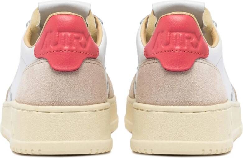 Autry Retro Medalist Wit Roze Sneakers Multicolor Dames