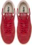 Autry Lage Platte Suède Sneaker met Contrasterende Hiel Red Dames - Thumbnail 10