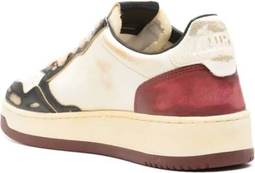 Autry Rode Sneakers met Logo Patch Multicolor Heren