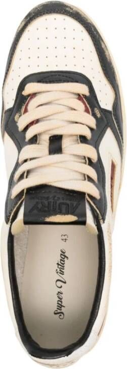 Autry Rode Sneakers met Logo Patch Multicolor Heren