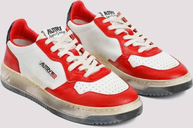 Autry Rode Sneakers Ss24 Multicolor Heren