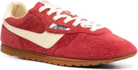 Autry Rode Sneakers voor Mannen Ss25