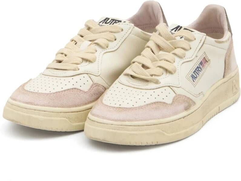 Autry Roze Platte Schoenen voor Vrouwen Multicolor Dames