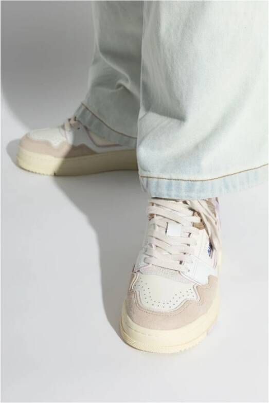 Autry Roze Wieg Lage Sneakers Multicolor Dames