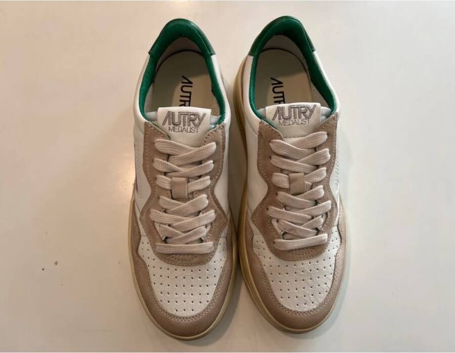 Autry Vintage lage profiel leren sneakers Meerkleurig Dames