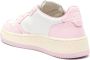 Autry Witte en Roze Lage Leren Sneakers Witte Roze Leren Sneakers voor Dames Multicolor White Dames - Thumbnail 50