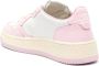 Autry Witte en Roze Lage Leren Sneakers Witte Roze Leren Sneakers voor Dames Multicolor White Dames - Thumbnail 35