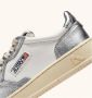 Autry Witte Leren Sneakers met Zilveren Accenten Multicolor Dames - Thumbnail 8