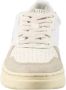 Autry Lage Leren Suede Mesh Sneakers White Dames - Thumbnail 8