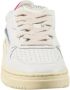 Autry Witte Lage Sneakers van Leer met Roze Hiel Detail White Dames - Thumbnail 6