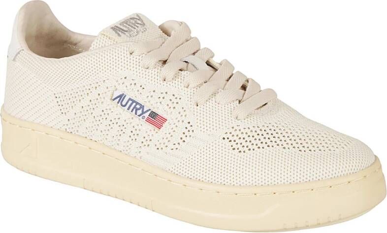 Autry Lage Easeknit Sneakers White Dames