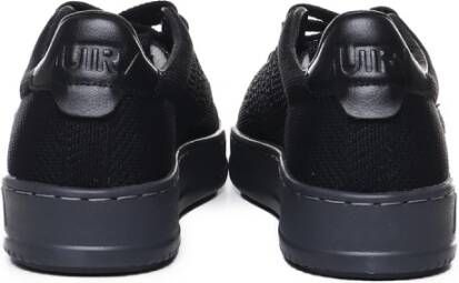 Autry Geperforeerde Zwarte Sneakers Black Heren