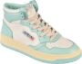 Autry Blauw en witte enkelsneakers met uniek design Blauw Dames - Thumbnail 8