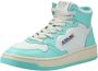 Autry Blauw en witte enkelsneakers met uniek design Blauw Dames - Thumbnail 6
