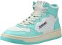 Autry Blauw en witte enkelsneakers met uniek design Blauw Dames - Thumbnail 6