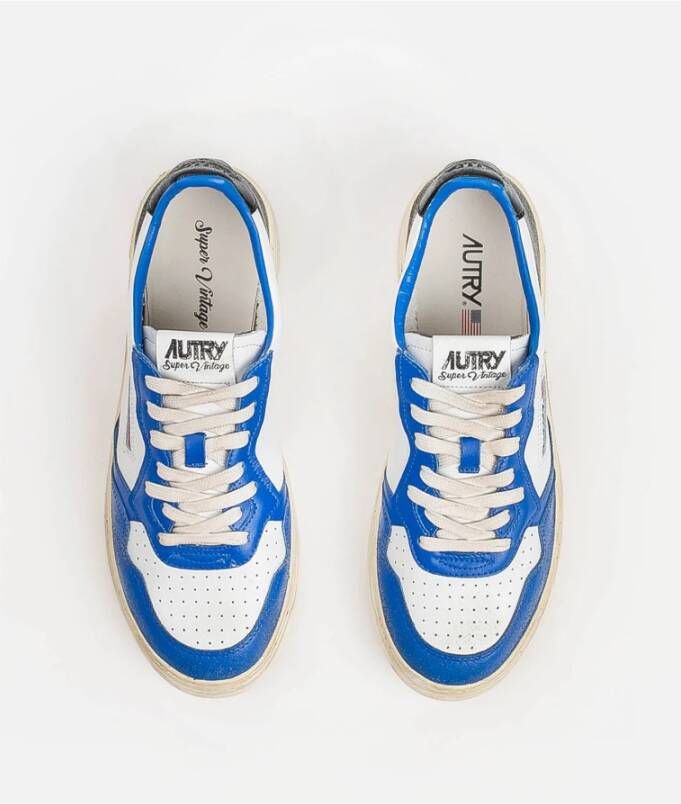 Autry Avlm Sv10 Leren Sneakers Blauw Heren