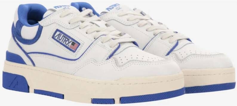 Autry Leren en suède sneakers Blauw Heren