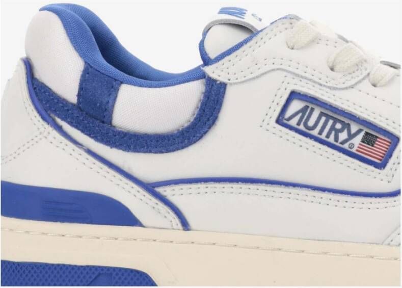 Autry Leren en suède sneakers Blauw Heren