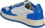 Autry Lage Leren Sneakers in Vintage Stijl Prins Blauw Multicolor - Thumbnail 15