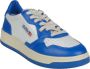 Autry Lage Leren Sneakers in Vintage Stijl Prins Blauw Multicolor - Thumbnail 13