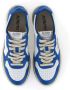 Autry Lage Leren Sneakers in Vintage Stijl Prins Blauw Multicolor - Thumbnail 3