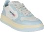 Autry Lage Leren Blauwe Medalist Sneakers Multicolor Dames - Thumbnail 9