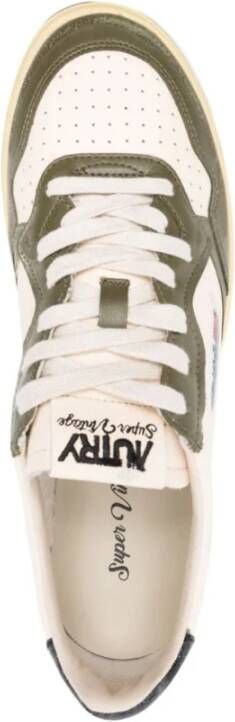 Autry Sup Vint Low Leren Sneakers Bruin Heren