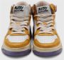 Autry Leren Vetersneakers Vintage Stijl Yellow Dames - Thumbnail 2