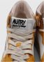 Autry Leren Vetersneakers Vintage Stijl Yellow Dames - Thumbnail 4
