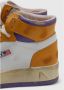 Autry Leren Vetersneakers Vintage Stijl Yellow Dames - Thumbnail 5