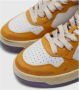 Autry Leren Vetersneakers Vintage Stijl Yellow Dames - Thumbnail 6