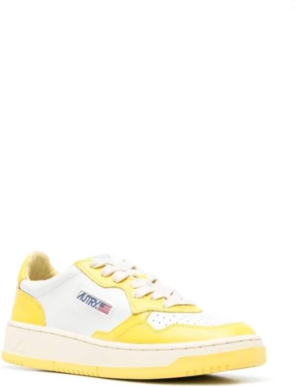 Autry Sneakers Geel Heren
