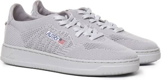 Autry Grijze geperforeerde sneakers Gray Heren