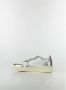 Autry Witte Leren Sneakers met Zilveren Details White Dames - Thumbnail 15