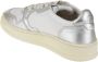 Autry Kleurrijke Leren Sneaker met Reflecterend Label Gray Dames - Thumbnail 4