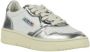 Autry Kleurrijke Leren Sneaker met Reflecterend Label Gray Dames - Thumbnail 3