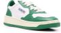 Autry Lage Leren Sneakers Wit Groen Green Heren - Thumbnail 4