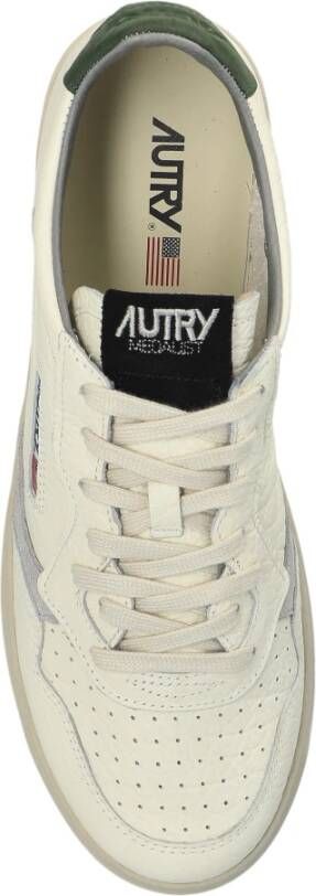 Autry Medalist Low Sneakers in Mint Suede Beige Heren