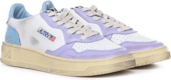 Autry Gemengde Katoenen Sneakers Meerkleurig Dames